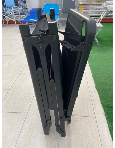 LETTINO  DA SPIAGGIA ALTO 48 CM COLORE NERO