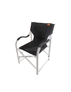 SEDIA REGISTA IN ALLUMINIO COLORE NERO