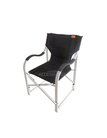SEDIA REGISTA IN ALLUMINIO COLORE NERO