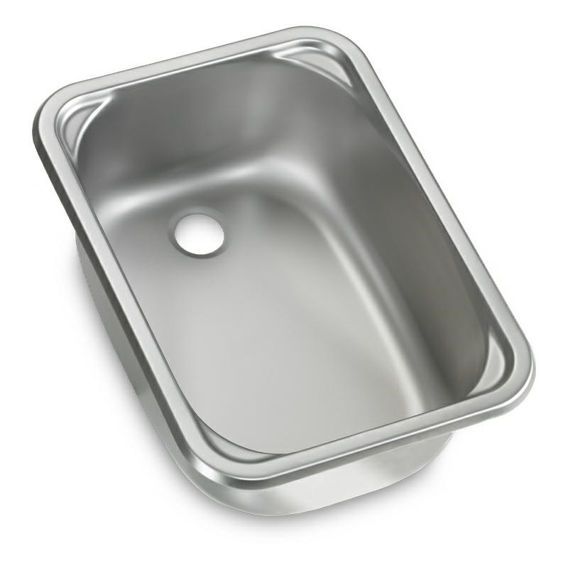 LAVELLO CUCINA RETTANGOLARE IN ACCIAIO INOX PER...