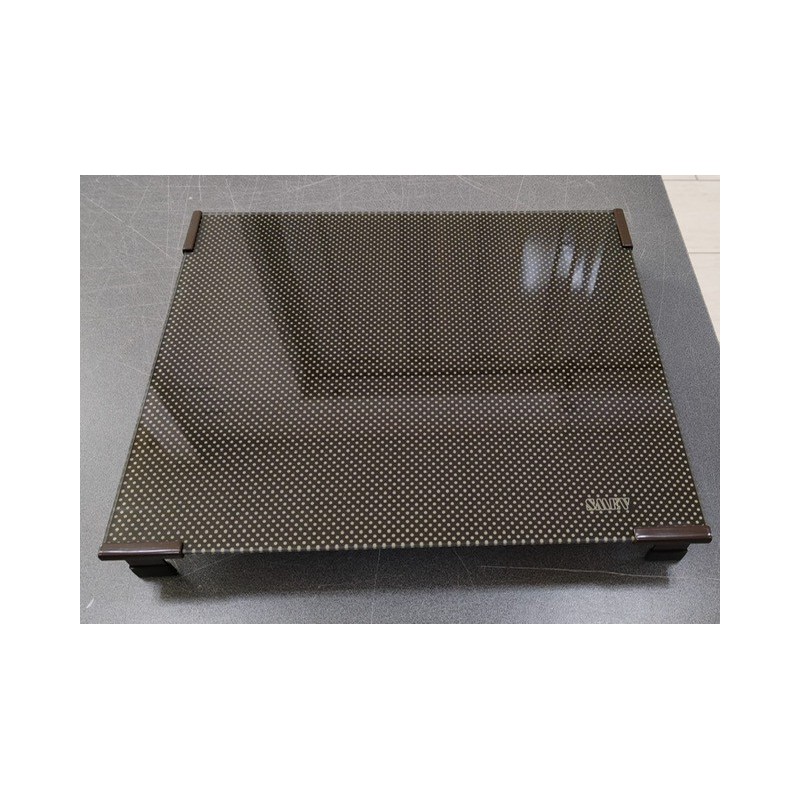 COPERCHIO FUOCHI IN VETRO SMEV MOD 263 GRIGIO