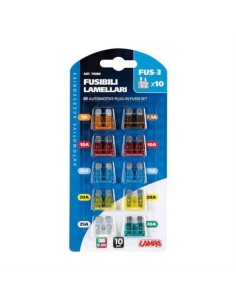 SET 10 FUSIBILI LAMELLARI ASSORTITI