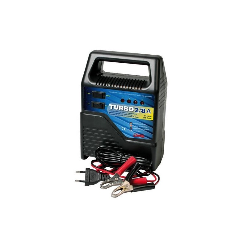 CARICA BATTERIA TURBO 8-6-12 VOLT-8 AMPERE