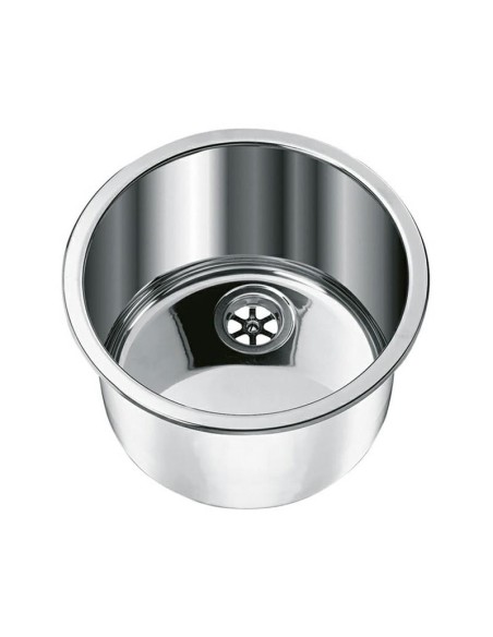 LAVELLO CUCINA ROTONDO IN ACCIAIO INOX DIAMETRO 300 MM