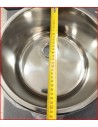 LAVELLO CUCINA ROTONDO IN ACCIAIO INOX DIAMETRO 300 MM