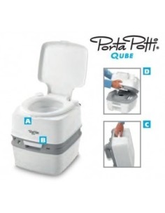 WC PORTATILE PORTA POTTI QUBE 165 THETFORD DA 36 LT
