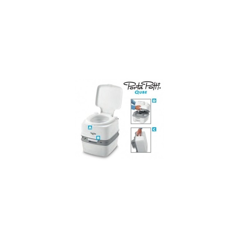 WC PORTATILE PORTA POTTI QUBE 165 THETFORD DA...