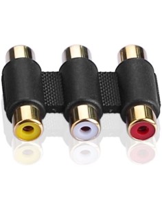 ADATTATORE AUDIO DA 3 RCA A 3 RCA