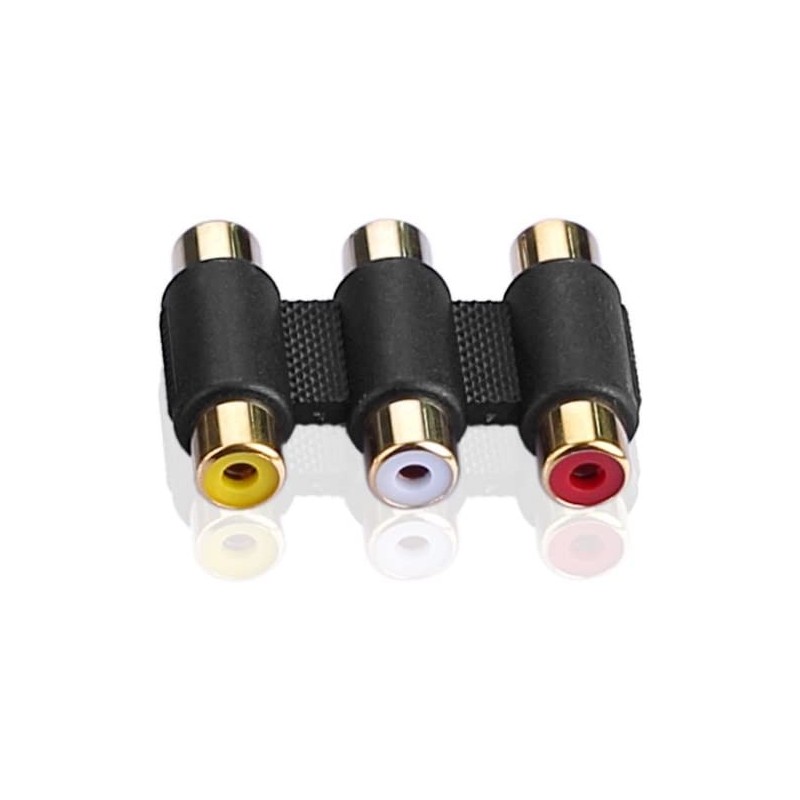 ADATTATORE AUDIO DA 3 RCA A 3 RCA