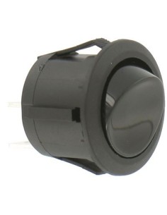 INTERRUTTORE 12 V DA SPOT COLORE NERO DIAMETRO MM 23.
