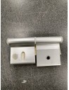 CRENIERA IN ALLUMINIO PER PORTE E GAVONI MODELLO UNIVERSALE COLORE ARGENTO O BIANCA LACCATA