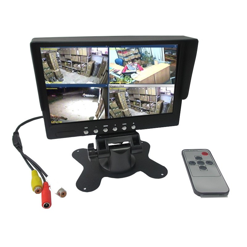 MONITOR LED DA 7   HD CON TELECOMANDO PER...