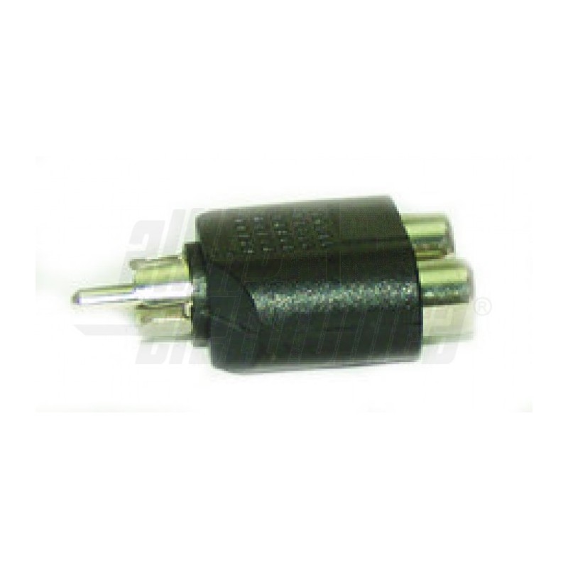 ADATTATORE DA SPINA PHONO RCA A 2 PRESE PHONO RCA.