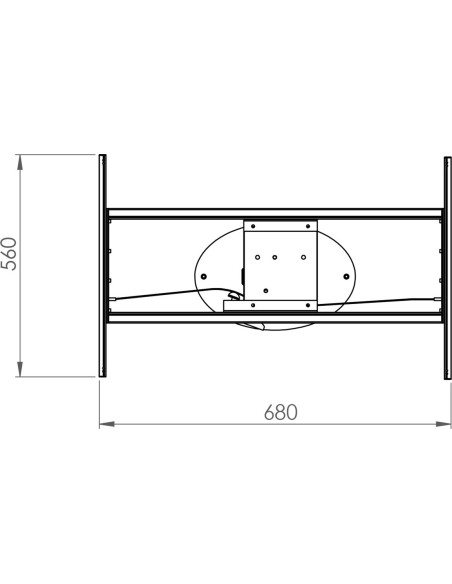 GAMBA TAVOLO TELESCOPICA PER CAMPER