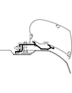 ADATTATORE 3,75/4,00 METRI THULE DUCATO, JUMPER, BOXER...