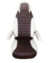 SET DI 2 FEDERE SEDILI PER CABINA IN ECO PELLE COLORE CUOIO -AVANA PER DUCATO DAL 2006-2014