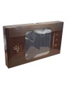 SET DI 2 FEDERE SEDILI PER CABINA IN ECO PELLE COLORE CUOIO -AVANA PER DUCATO DAL 2006-2014