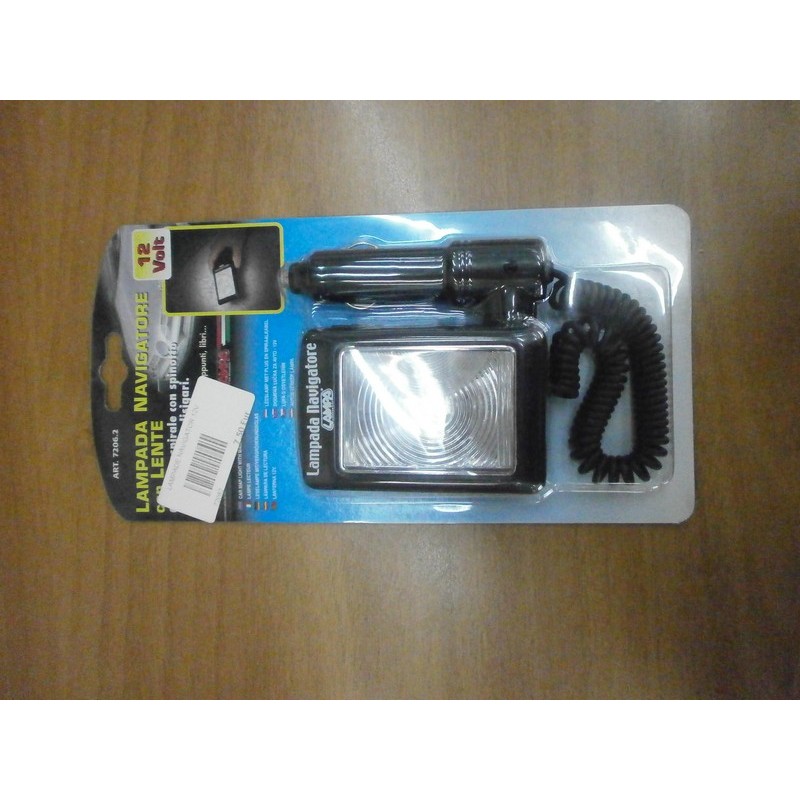 LAMPADA NAVIGATOR 12V CON LENTE