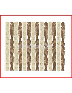 TENDINA IN CINIGLIA ACAPULCO COLORE TALPA GRIGIO BEIGE...