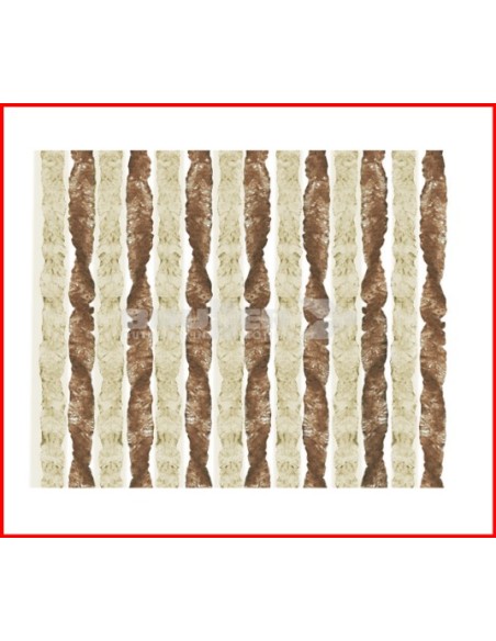 TENDINA IN CINIGLIA ACAPULCO COLORE TALPA GRIGIO BEIGE MISURA 56X205