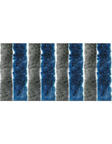 TENDINA IN CINIGLIA ACAPULCO BRUNNER MISURA  56X185 CM COLORE GRIGIO/BLU