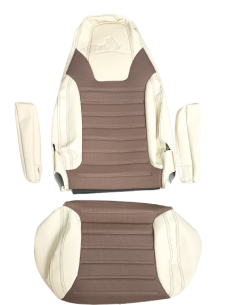 SET DI 2 FEDERE SEDILI PER CABINA IN ECO PELLE COLORE...