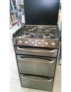 COMBINATO CUCINA SMEV SERIE 400 4 FUOCHI CON FORNO E...