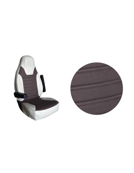 COPPIA FEDERE FORD 12/2014 IN ECO PELLE COLORE CUOIO AVANA