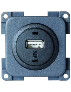 PRESA USB AD INCASSO DA 5 V 3A COLORE GRIGIO CBE