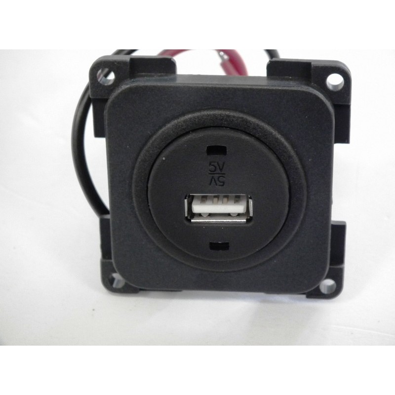 PRESA USB AD INCASSO DA 5 V 1A COLORE MARRONE