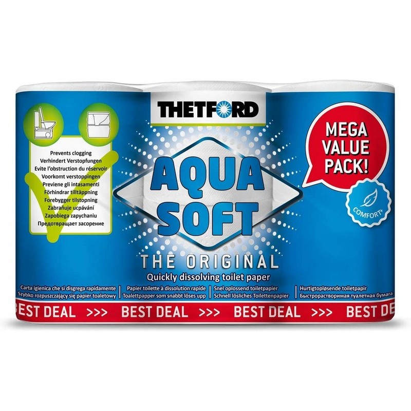 CARTA IGIENICA AQUA-SOFT 6 ROTOLI THETFORD