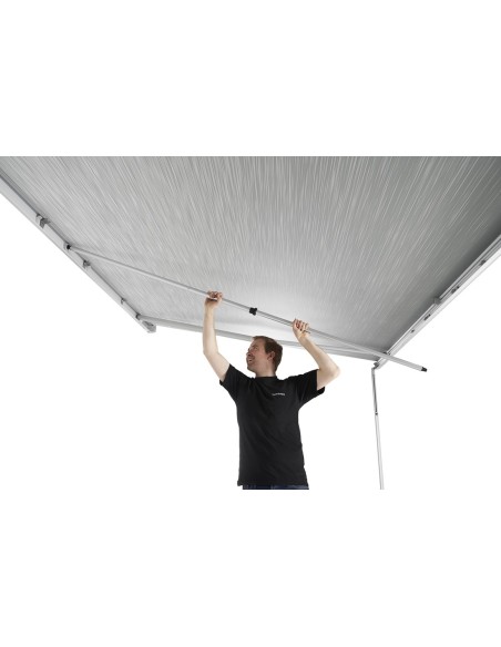 VERANDA OMNISTOR MODELLO 4200 DA MT 4,00 COLORE BIANCO TELO GRAY