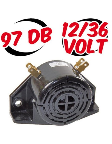 BACK-UP AVVISATORE ACUSTICO 12V 24V 36V