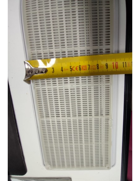 AREATORE RETTANGOLARE 270X120MM AD INCASSO CON ZANZARIERA