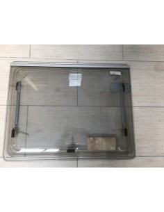 FINESTRA GRIGIA POLYPLASTC ROXITE MISURA FORO SCOCCA...