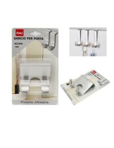 GANCIO PER PORTA IN ACCIAIO  MODELLO DOPPIO