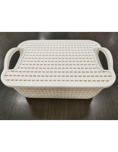 CESTA IN PLASTICA CON COPERCHIO MULTIFUNZIONE