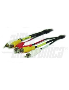 CAVO RCA 2 AUDIO + VIDEO DA 5 MT