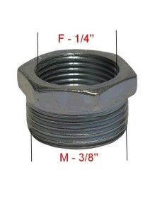RIDUZIONE ESAGONALE 3/8  X1/4