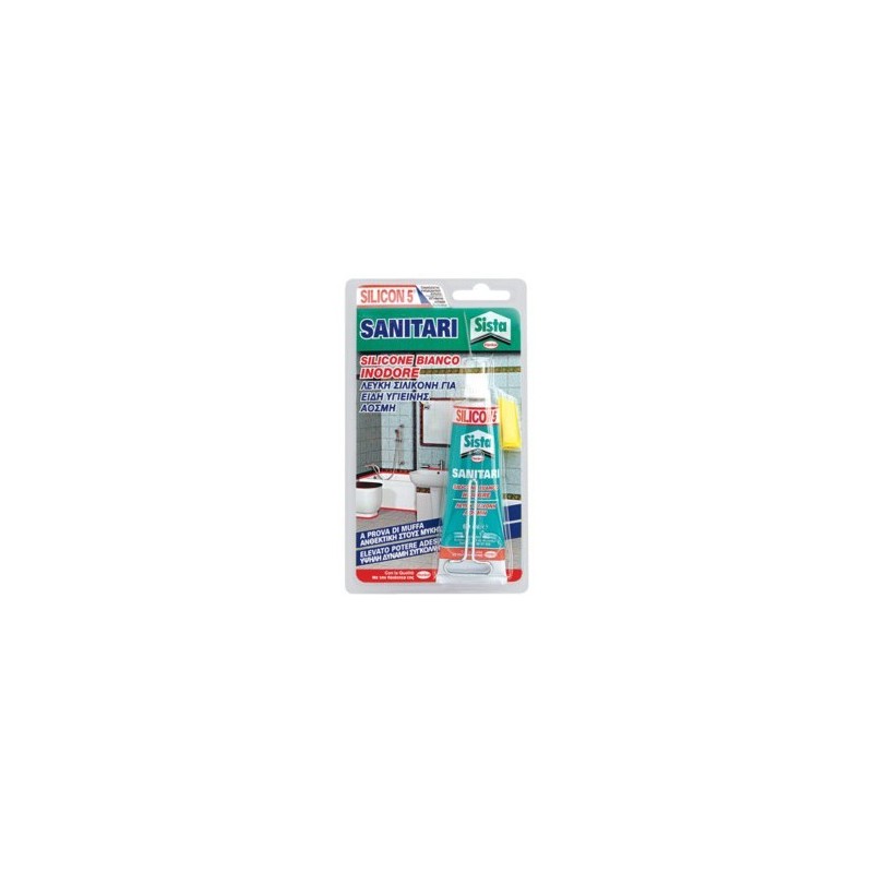 SILICONE SANITARI INODORE BIANCO BAGNO DA 60 ML
