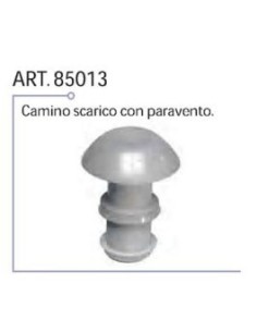 CAMINO IN PLASTICA PER CAPPA COMPLETO DI GHIERA E...