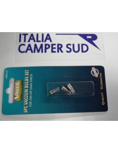 LAMPADINE PER TORCE CONFEZIONE DA 3 PZ  PER 2AA OPPURE 2AAA