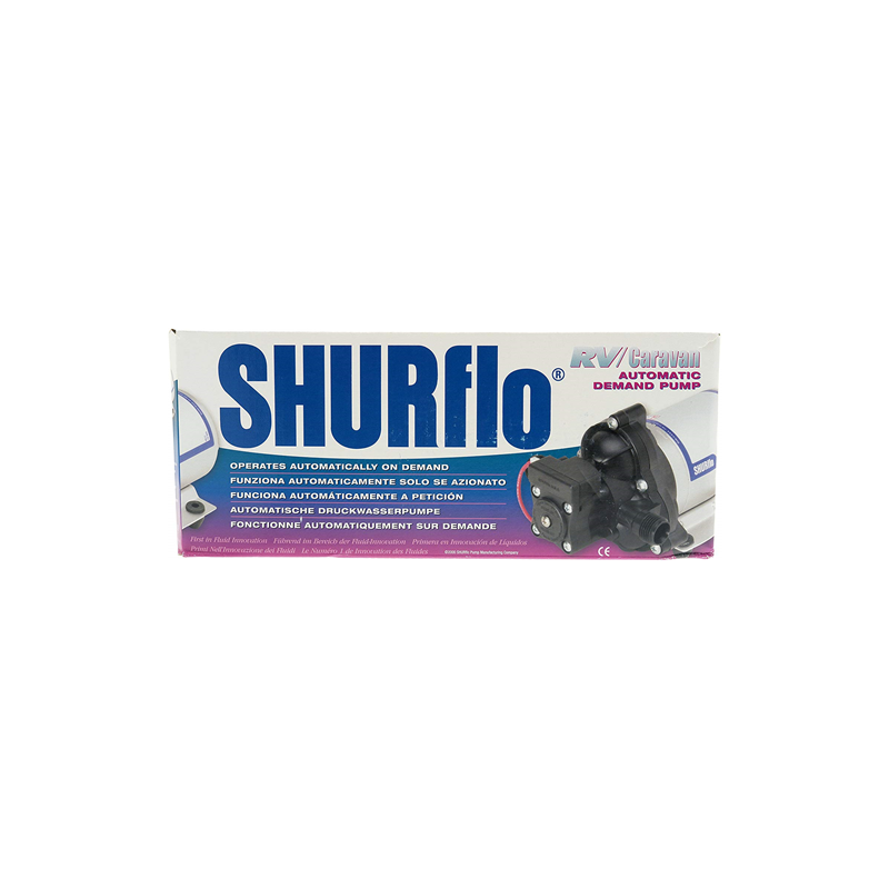 POMPA ACQUA SHURFLO 12 V 30 PSI PORTATA 7 LITRI...