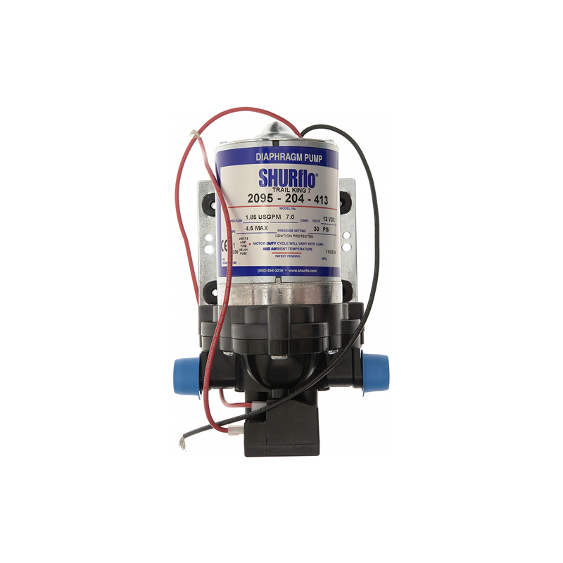 POMPA ACQUA SHURFLO 12 V 30 PSI PORTATA 7 LITRI...