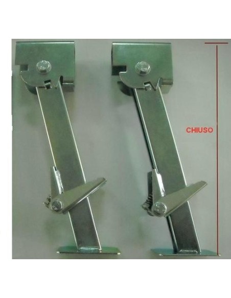 PIEDINI STABILIZZATORI CAMPER CARAVAN REGOLABILI DA 38 A 55 CM COPPIA