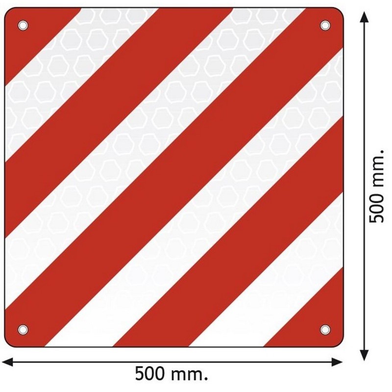 CARTELLO CARICO SPORGENTI OMOLOGATO DA 50X50 CM
