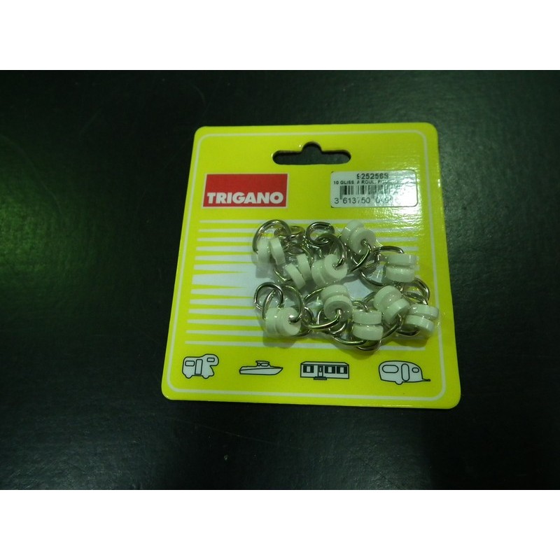 SCORREVOLI A RUOTA PER BINARIO TENDAGGI 10 PZ