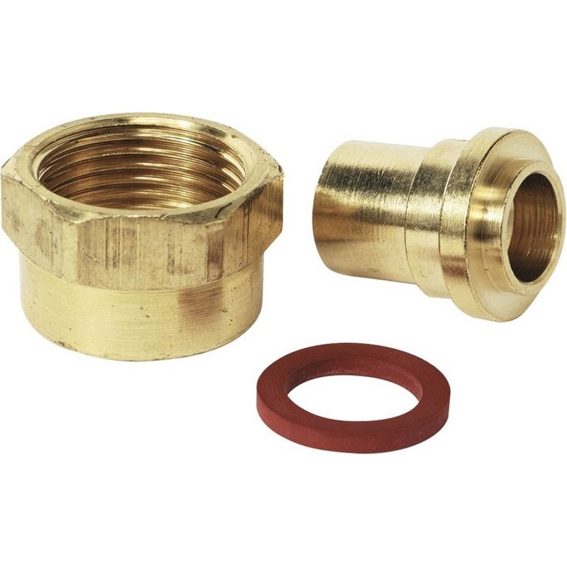 KIT RACCORDO GAS 2 PEZZI CON RONDELLA