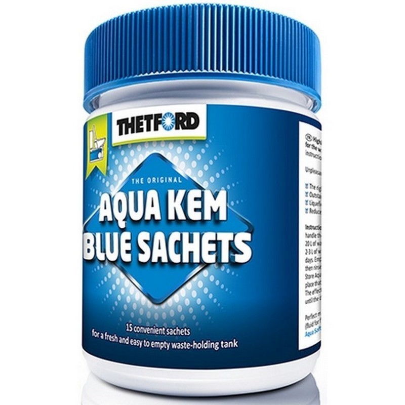 AQUA KEM IN SACCHETTI PER WC CAMPER E CARAVAN...