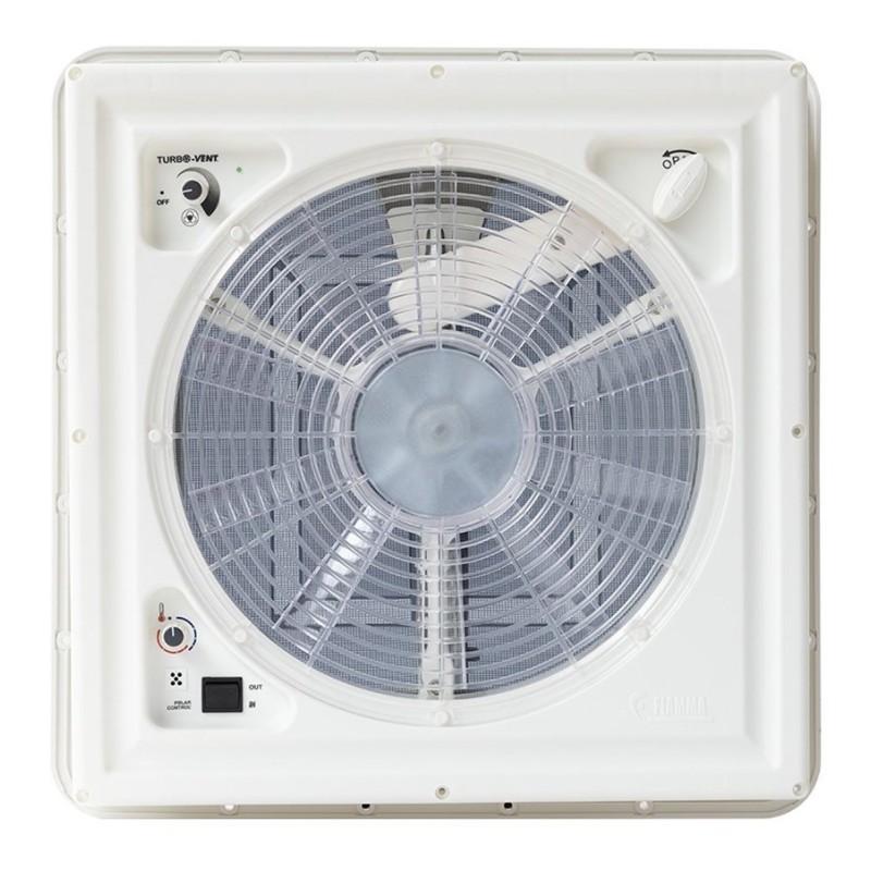 TURBO VENT 40X40 CRYSTAL CON POLAR CONTROL FIAMMA